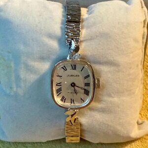 VTG ~ Jubilee ~ Rolex 17 Jeweled Ladies Watch ~ Swiss